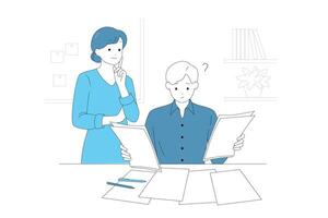 Business Confusion The Importance of Teamwork, Effective DecisionMaking, and Collaboration vector