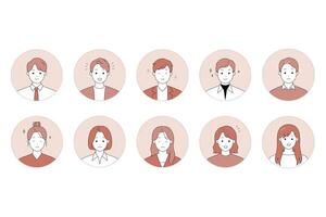 Captivating and Expressive Character Illustrations for Deep Emotional Representation and Engagement vector