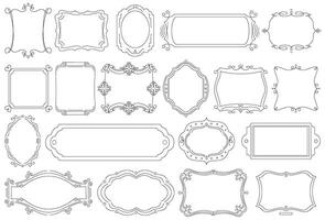 Discover an Elegant Vintage Frame Collection Perfectly Designed for All Your Creative Projects vector