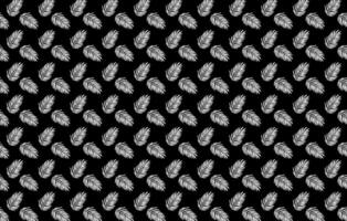 Monochrome Feather Pattern Repeat vector