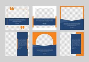 Editable minimal square banner templates for modern social media posts and web ads. Vector-based, photo-friendly, and fully customizable. Clean, elegant, and ready to boost your brand. vector