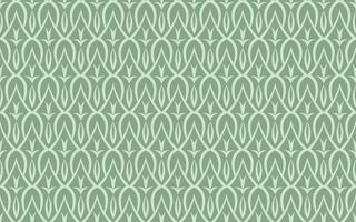 Geometric seamless pattern with stylized floral motif. Subtle background in mint green colors in classic damask or Art Nouveau style for textiles, wallpaper, or stationery vector