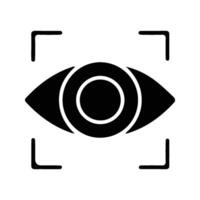 Eye Scan Icon. vector