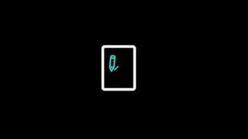 An Animated Notebook Icon video