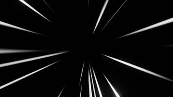 White Neon Seamless Lines Movement Background VJ Loop in 4K video
