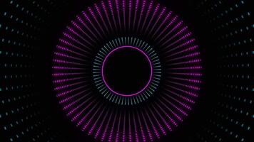 Pink and Cyan Flashing Neon Pulsation Background VJ Loop in 4K video