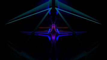 Multicolor Neon Shapes Area Background VJ Loop in 4K video