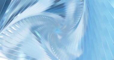 Abstract background featuring a swirling pattern of light blue, glossy lines creating a sense of depth and smooth motion, suitable for various digital projects. video