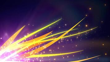Abstract threads with particles loop video