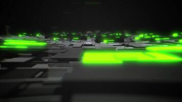 Hi-tech 3d space background loop video