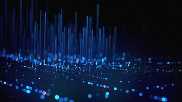 Abstract communication background loop video