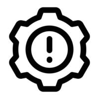 Simple Risk Managemenet outline icon. The icon can be used for websites, print templates, presentation templates, illustrations, etc vector