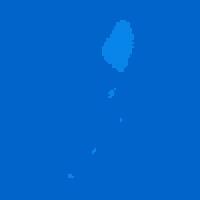 Blue halftone dot outline map background of Saint Vincent and the Grenadines vector