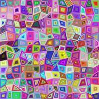 Multicolored rectangle tile mosaic background design vector