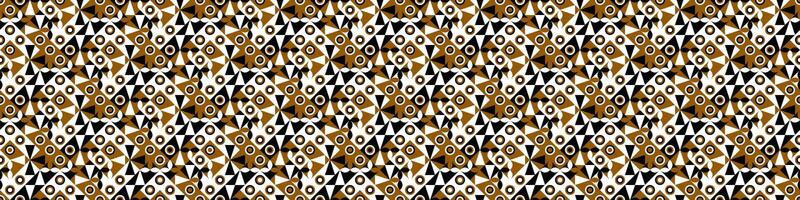 Horizontal geometric pattern background design - abstract illustration vector