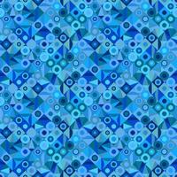 Abstract seamless mosaic pattern background design - colorful illustration vector