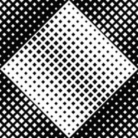 Black and white geometric diagonal square pattern background vector