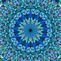 Geometrical dynamic colorful abstract round tiled mosaic background vector