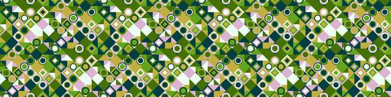 Diagonal mosaic pattern background - abstract geometrical wide design vector