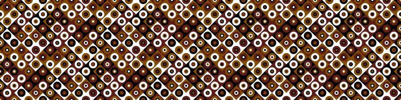 Abstract geometric mosaic pattern background - wide graphic design with simple shapes vector