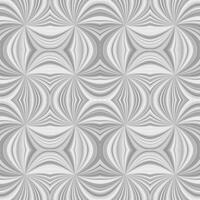 Grey seamless psychedelic abstract curved stripe pattern background - ray design vector