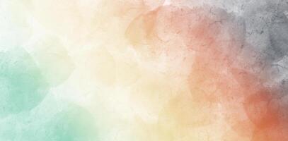green brown orange watercolor blend background with artistic natural tones and soft texture photo