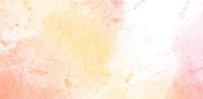 orange yellow red watercolor texture with soft artistic blend for warm colorful background use photo