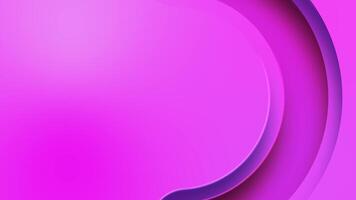 Looping pink circle animated abstract geometric monochrome background with empty place for logo or product promotion video
