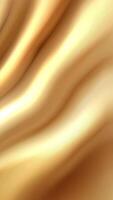 Gold fabric waving vertical background luxury Color Pastel Colored Blank and Empty Waving And Animated Cloth Flag Loopable Stock Suitable for Displacement Map Use and All Kind of Flag Needs video