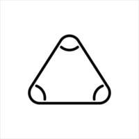 pry tool outline icon. opening tool black line illustration. vector