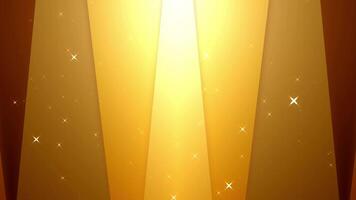 Abstract pattern simple golden glowing lines luxury background. Concept about buddhist holy day. festival new year. video
