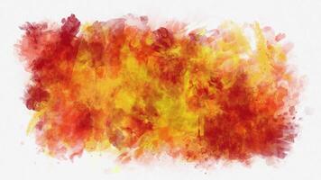 Vibrant abstract art creation in bold colors of red and orange video