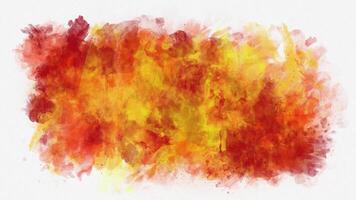Vivid display of orange and yellow hues in abstract artistic expression video