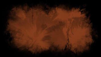 Abstract orange texture with dark background at a creative art event video