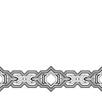 Abstract Tech Border Geometric Circuit Pattern on White vector