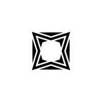 Geometric Star Modern Minimalist vector