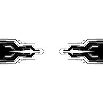 Tech Background Minimalist Circuitry , Abstract Digital Futuristic Concept. vector