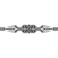 Geometric Border , Black and White, Modern Minimalist Style vector