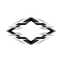 Minimalist Geometric Frame on Gradient Background vector
