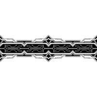 Futuristic Circuit Board Banner in Black and White vector