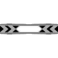 Geometric Minimalist Banner In Black And White vector