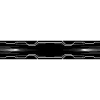Futuristic Black And White Tech Banner vector