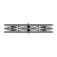 Black Ornamental Border Geometric Pattern, Minimalist vector