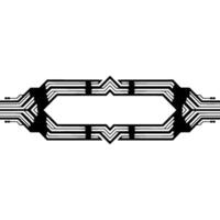 Futuristic Metallic Frame On White Background vector