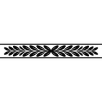 Elegant Foliage Border Decorative Leafy Ornament On Gradient Background vector