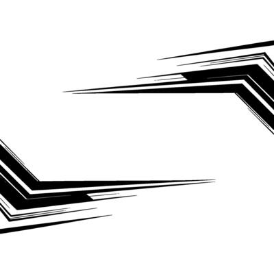 Abstract Geometric with Black Lines on a Grayscale Background