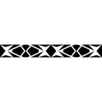 Geometric Pattern Border Black White, Abstract. vector