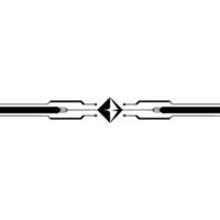 Minimalist Geometric Tech , Black White, Abstract Circuitry. vector