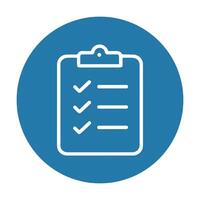 Checked items on a list. Icon symbol illustration vector