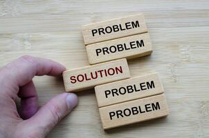 Problem Versus Solution, illustrating the shift from identifying problems to crafting solutions in decision making processes photo